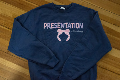 Navy Crewneck | Bow
