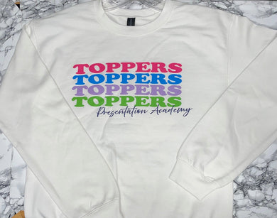 White Crewneck | Toppers