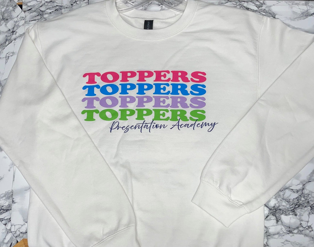 White Crewneck | Toppers